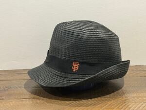 SF Giants - SGA Black Fitted Fedora Hat